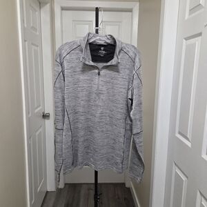 Kuhl Men’s Gray Quarter Zip Sweater | Athletic Performance Pullover Lightweight